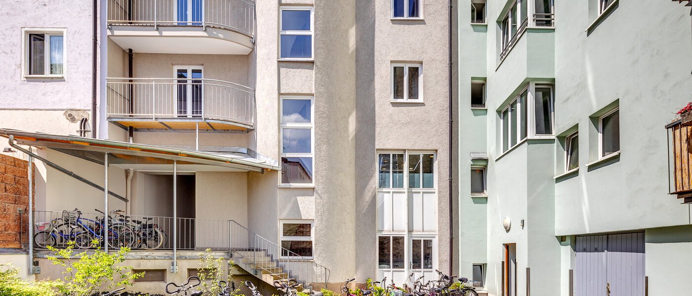 Плоский München Maxvorstadt - Museumsviertel 01 Внутрішній двір 4344