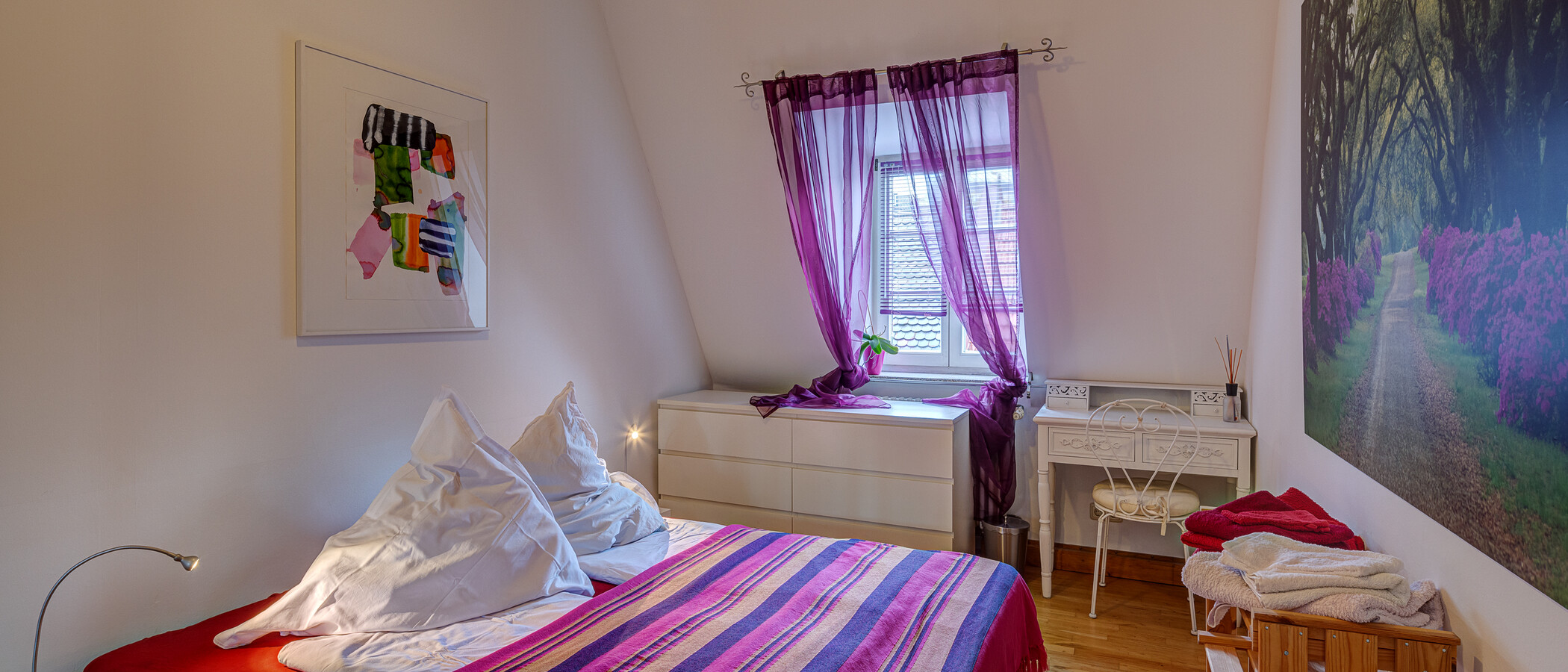 Podkrovní byt München Giesing 01 Ložnice 4477
