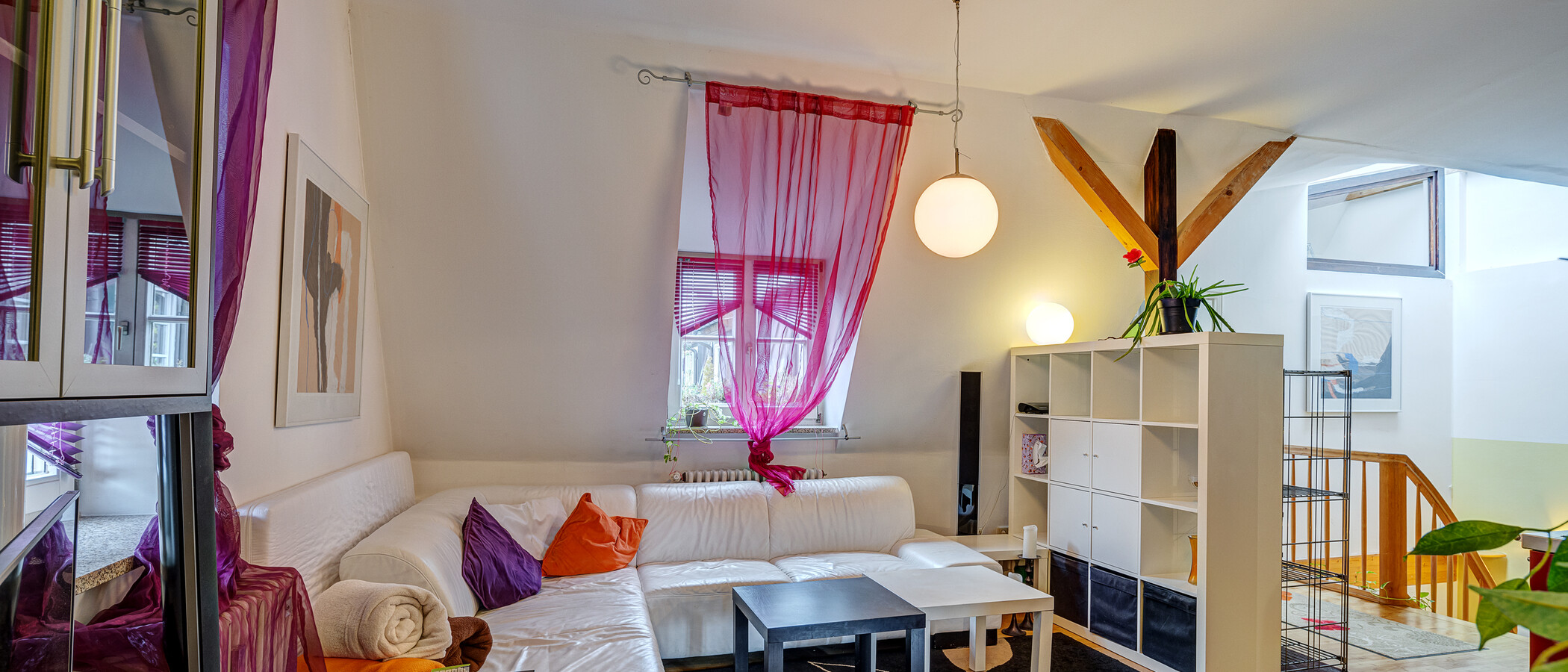 Podkrovní byt München Giesing 02 Obývací prostor 4477
