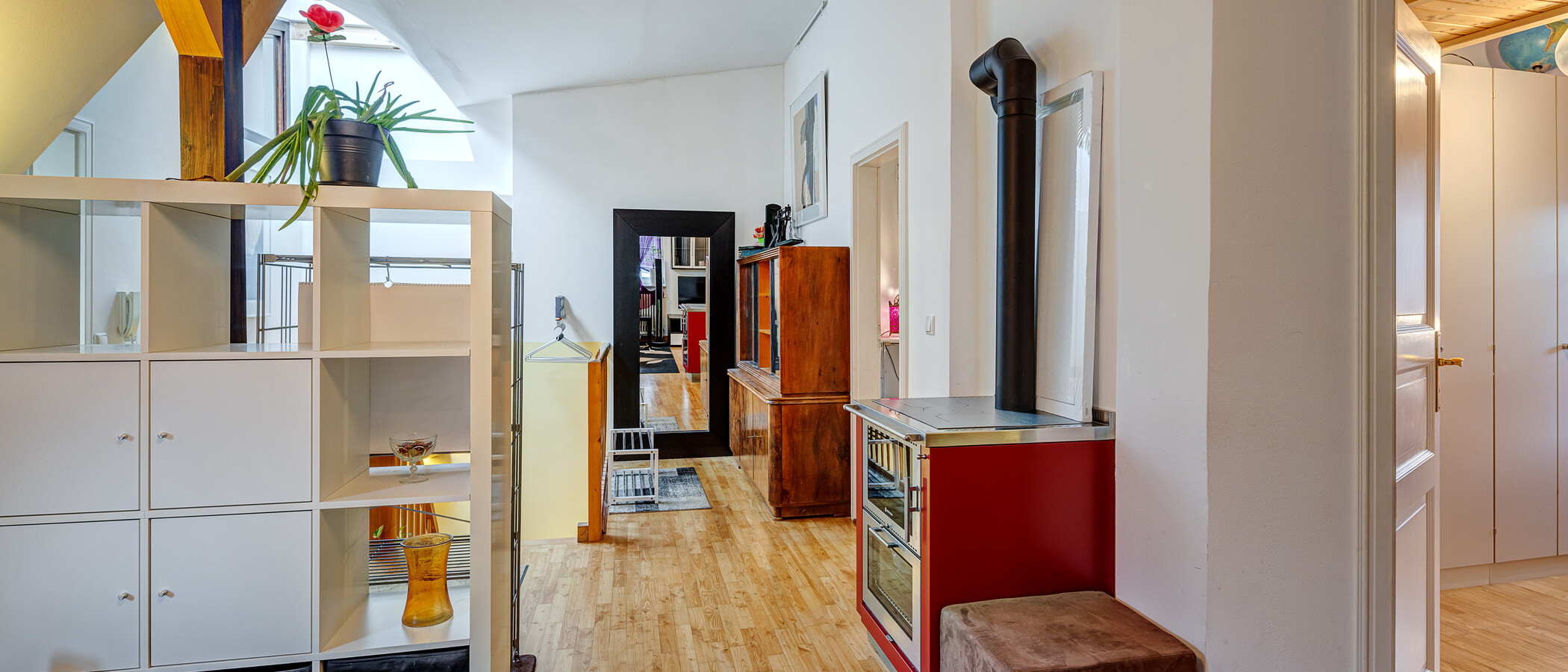 Podkrovní byt München Giesing 04 Obývací prostor 4477