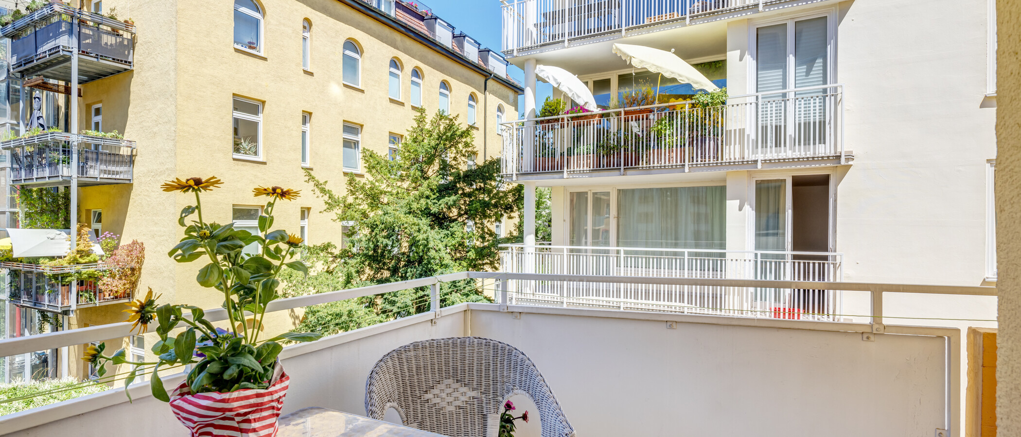 Flad München Maxvorstadt - Universitätsviertel 02 Balkon 4668