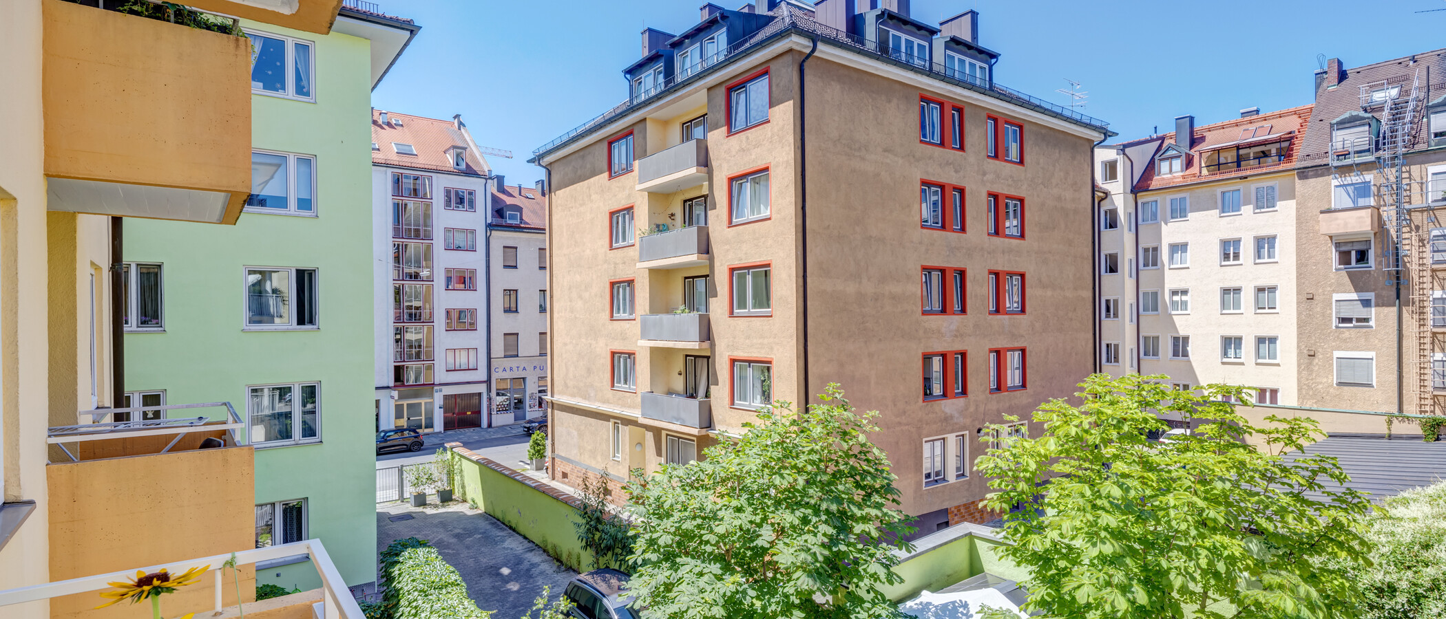 Flad München Maxvorstadt - Universitätsviertel 01 Udsigt 4668