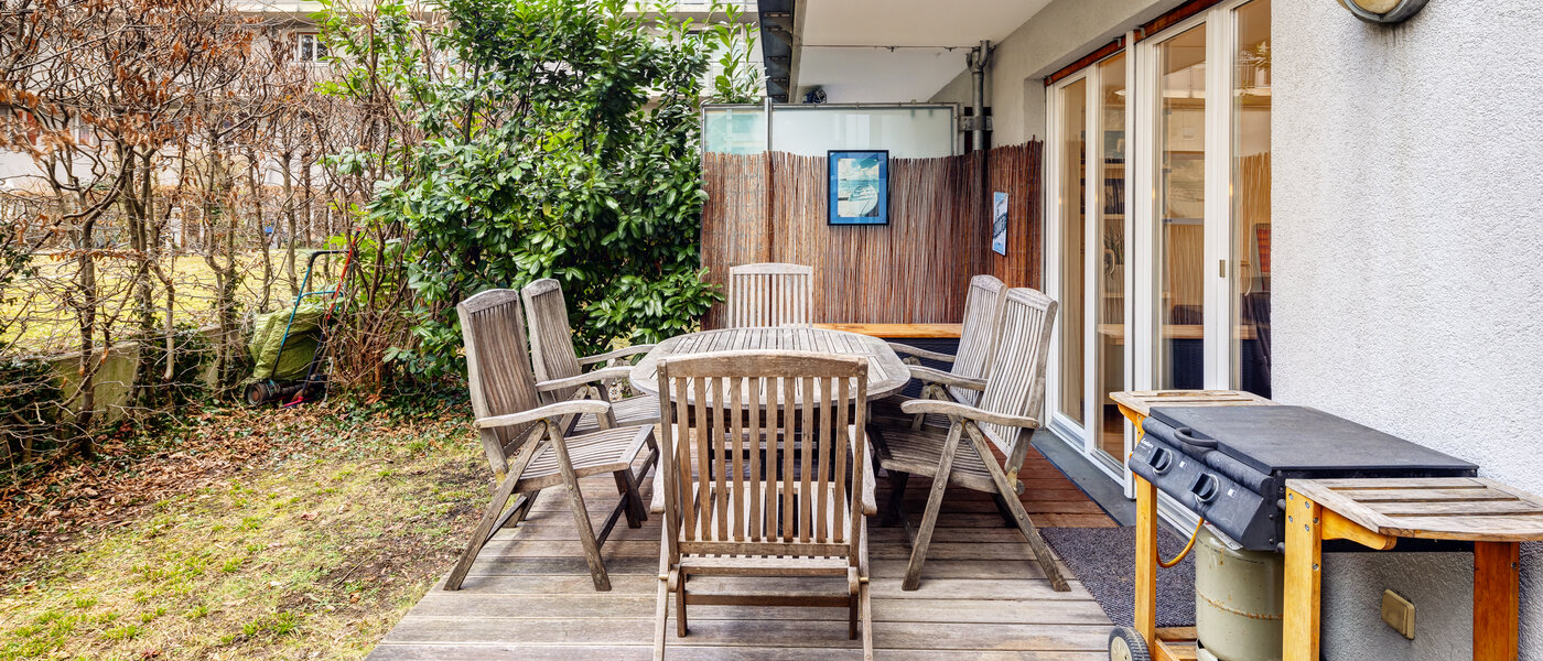 플랫 München Thalkirchen 03 테라스 4680