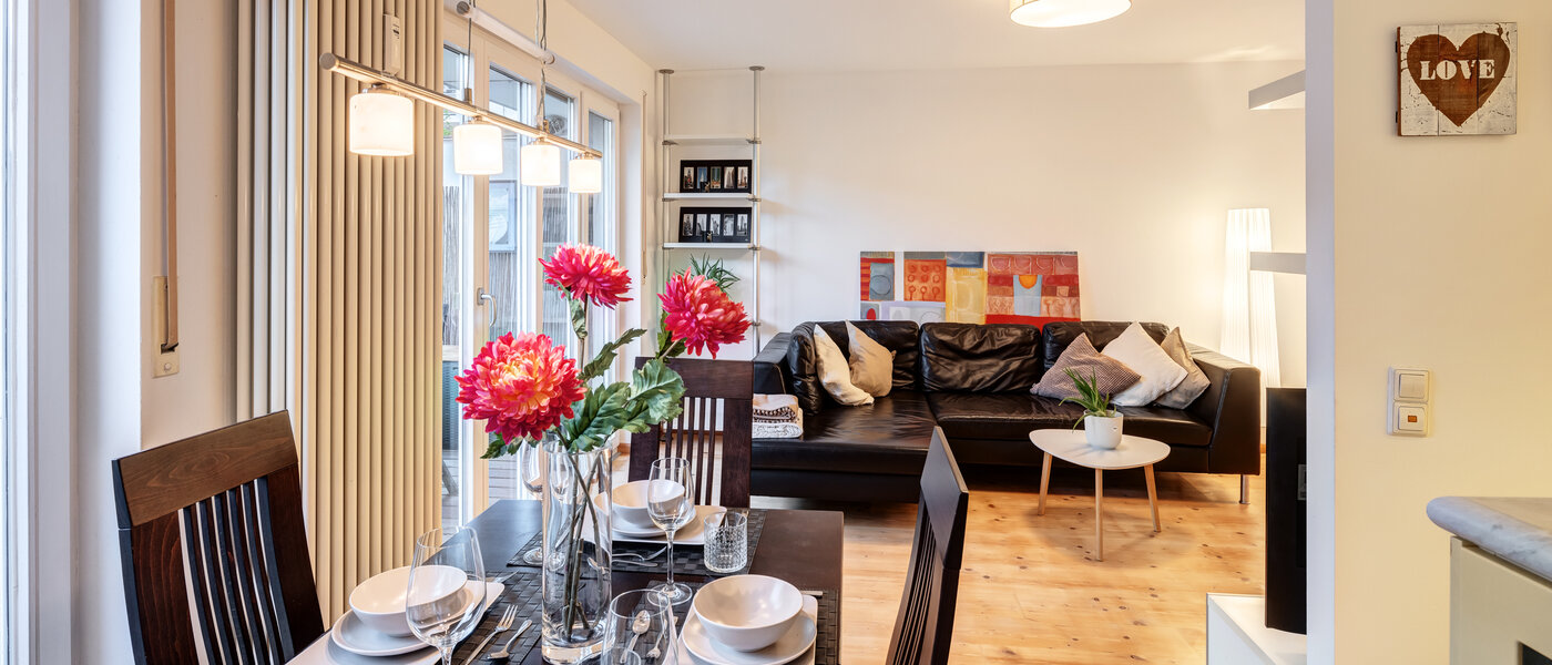 플랫 München Thalkirchen 02 거실 공간 4680