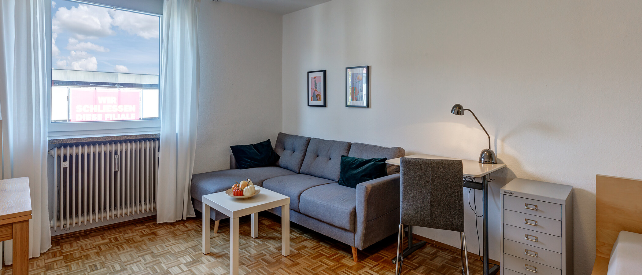 Ploché München Schwabing-West 02 Obývací prostor 4685