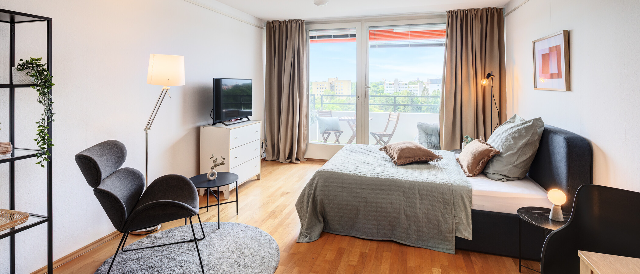 Flad München Schwabing 02 Opholdsområde 4700