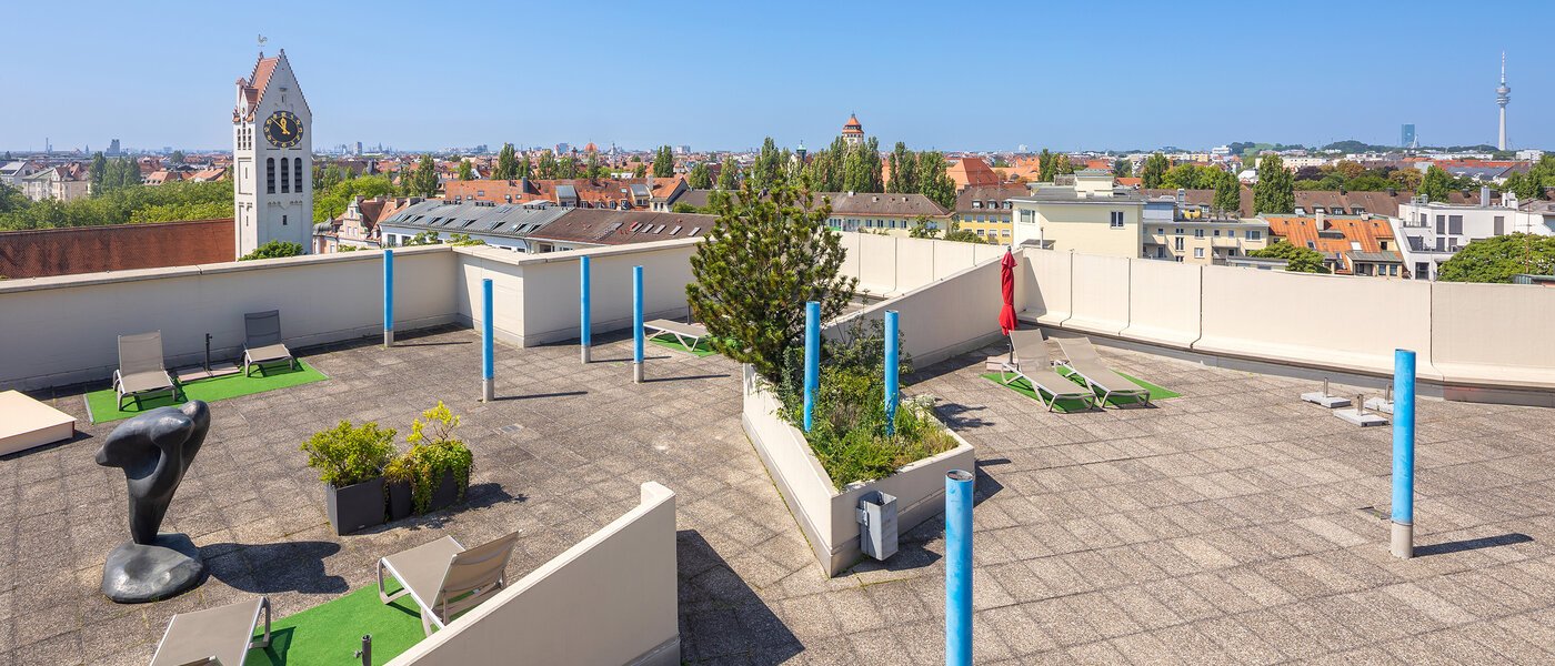 Flad München Schwabing (rechts der Leopoldstraße) 01 Fælles terrasse  4730