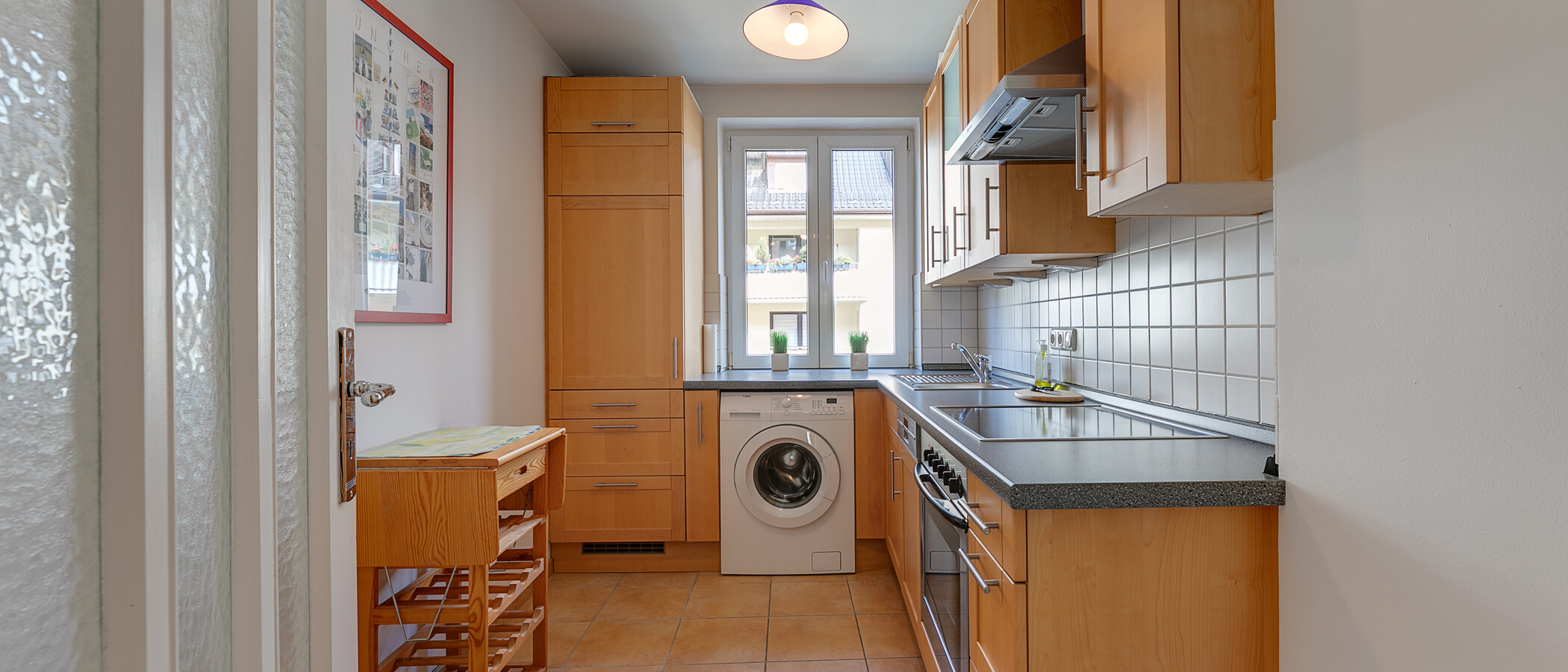 Плосък München Schwabing-West (rund um den Hohenzollernplatz) 01 Кухня 4783