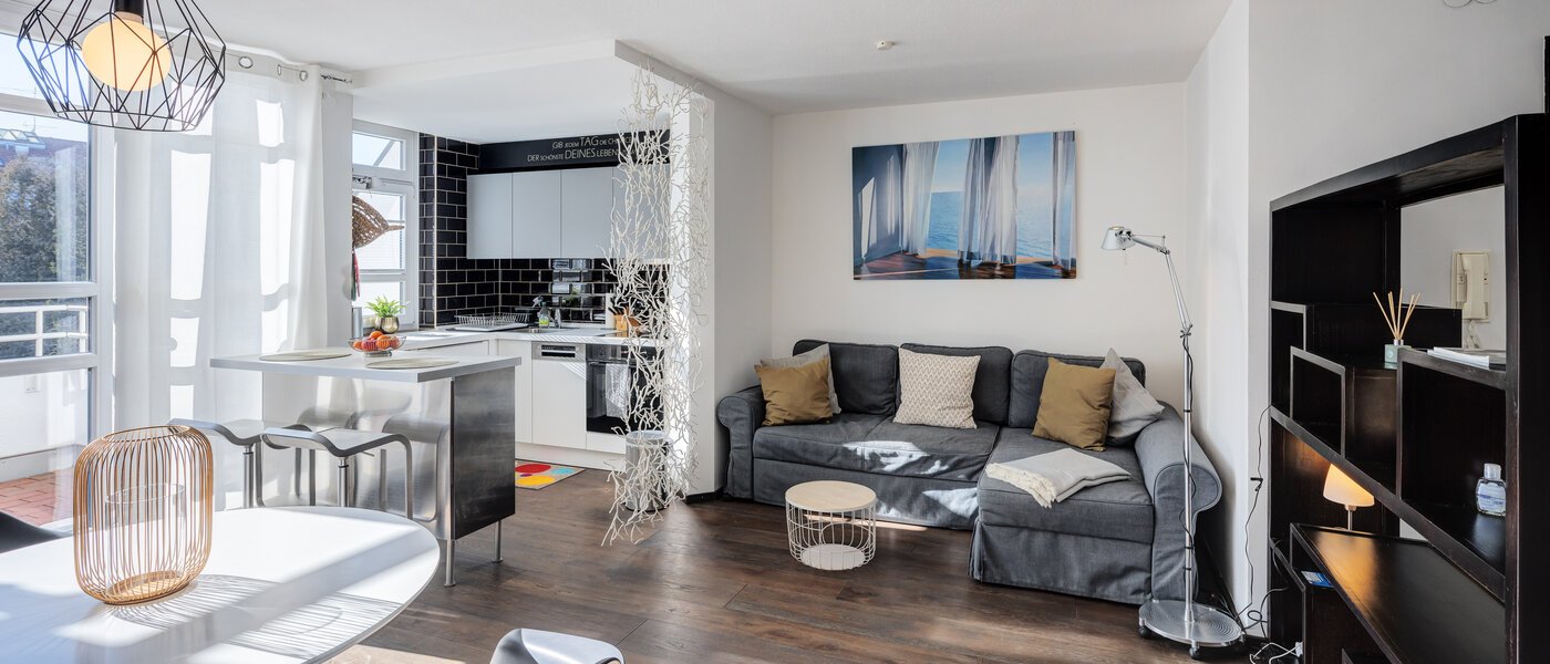 플랫 München Schwabing-West (rund um den Bonner Platz) 01 거실 공간 4836