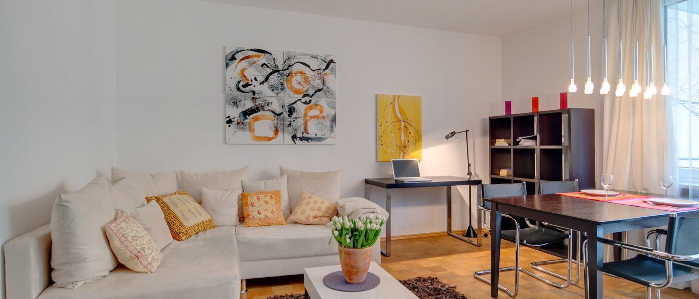 Плосък München Schwabing-West (rund um den Hohenzollernplatz) 01 Living 4890