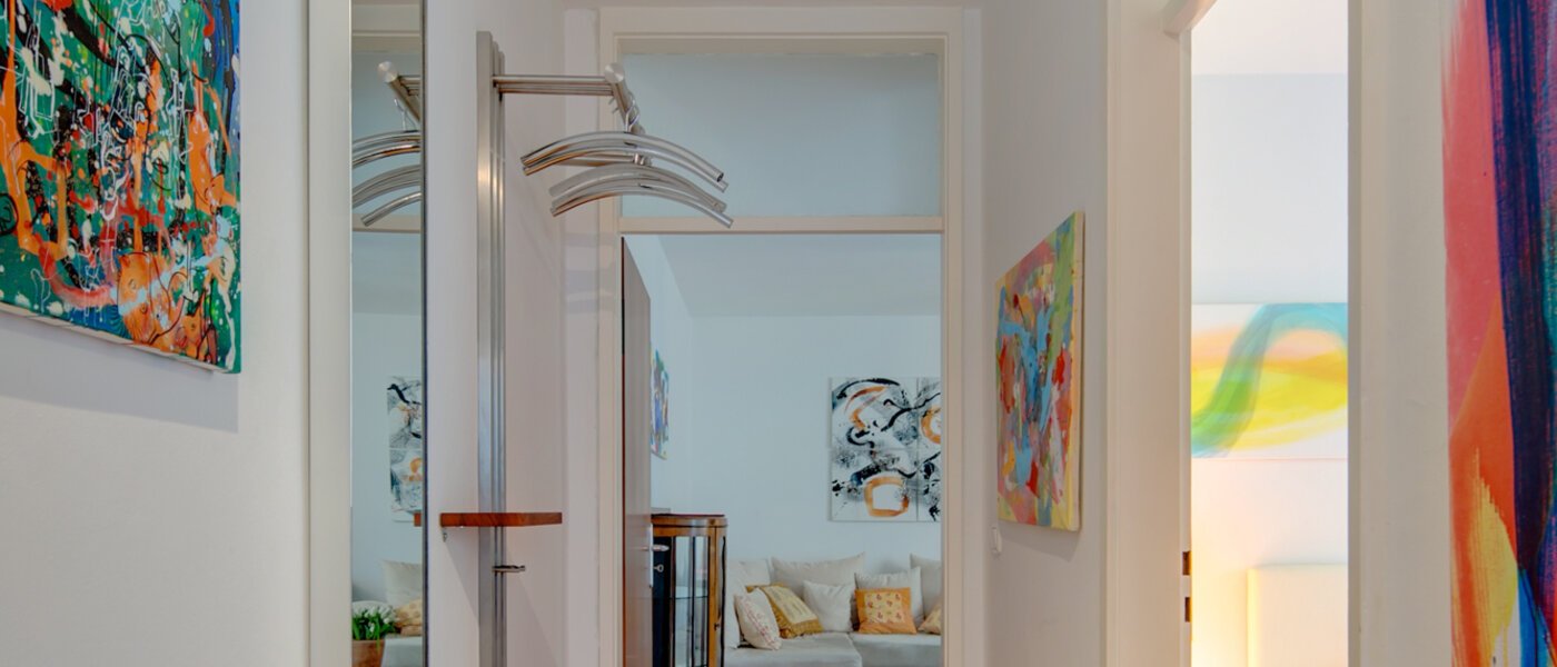 Плосък München Schwabing-West (rund um den Hohenzollernplatz) 02 Коридор/ коридор 4890