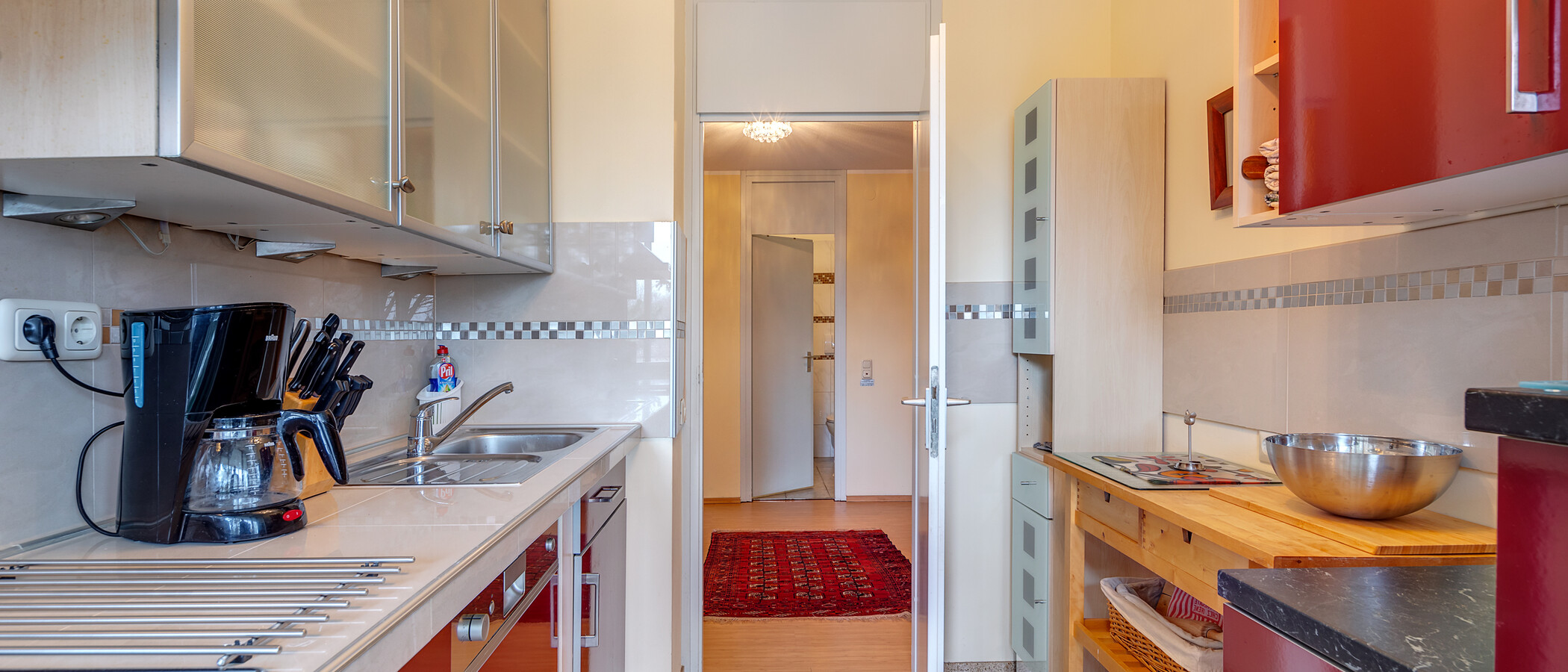 Επίπεδη München Schwabing-Nord (zw. Leopoldstraße & Englischen Garten) 03 Κουζίνα 4892