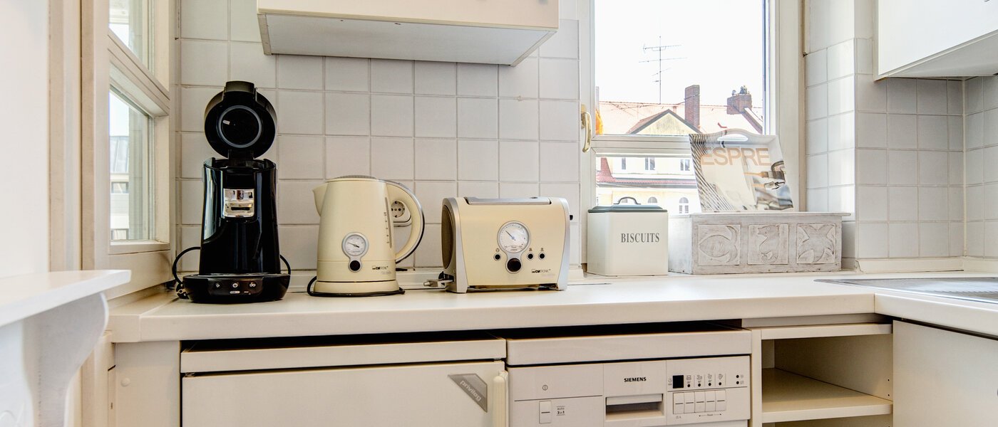 Плоский München Schwabing-West (rund um den Bonner Platz) 02 Кухня 4912