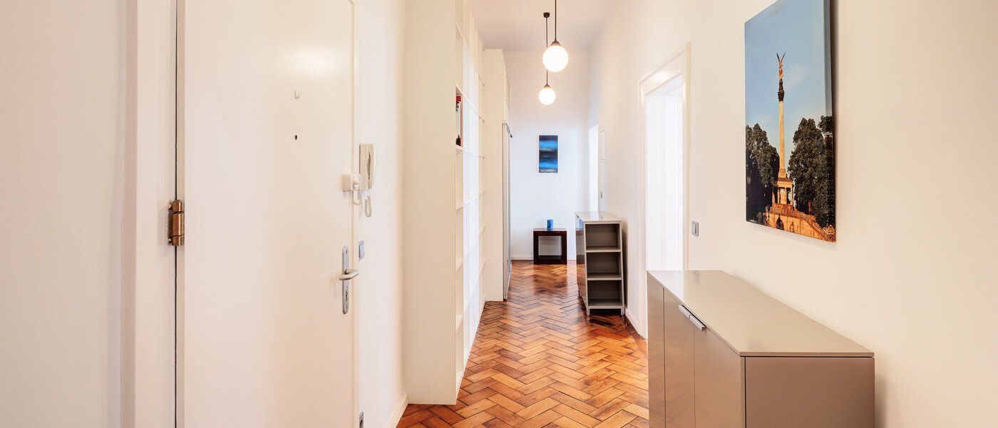 Plano München Schwabing (links der Leopoldstraße) 03 Corredor/passagem 4915