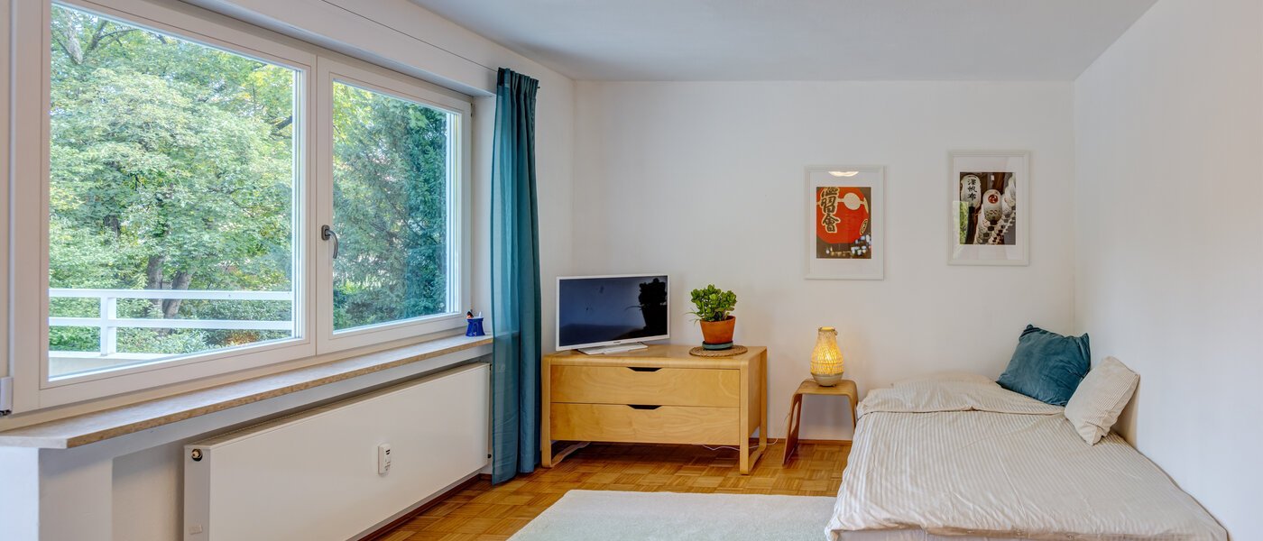 플랫 München Nymphenburg 02 거실 공간 4942