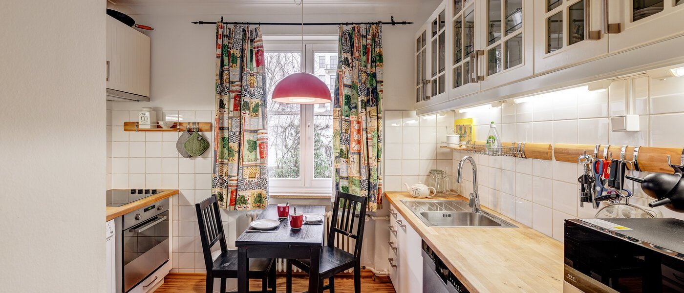 Flat München Schwabing (rechts der Leopoldstraße) 01 Kjøkken 4984