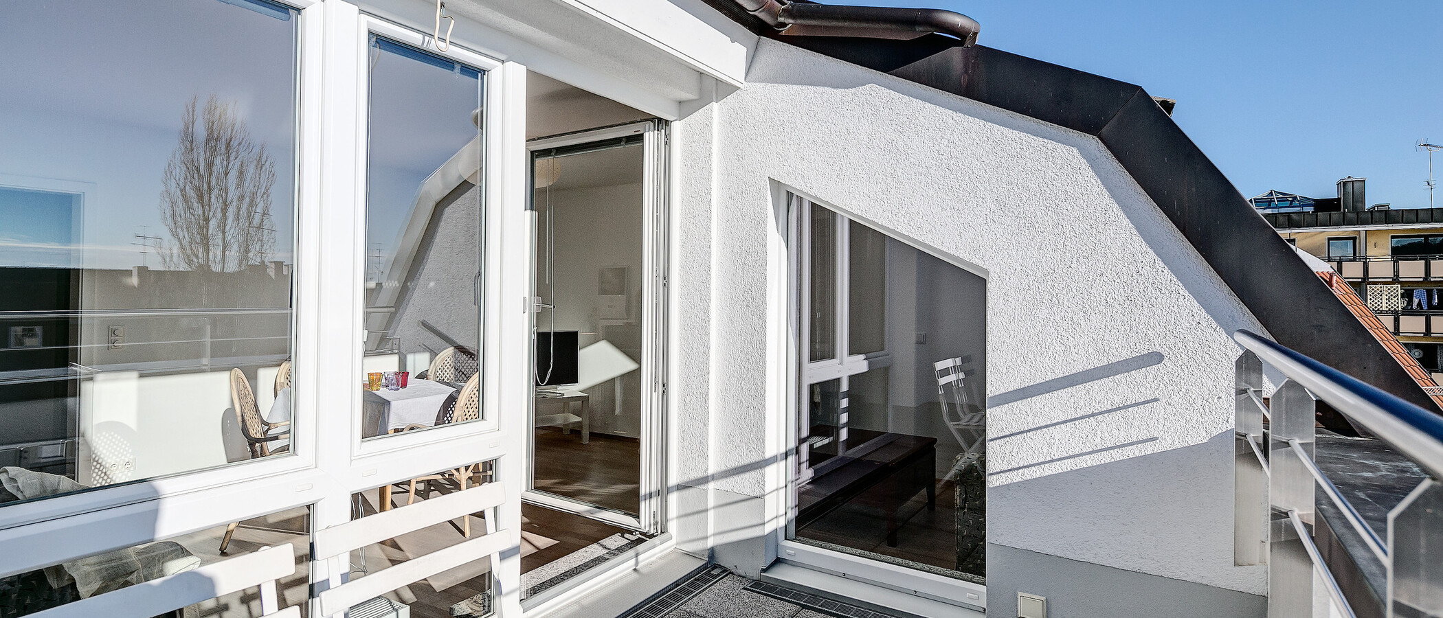 Dakterras appartement München Schwabing-West 01 Terras 5041