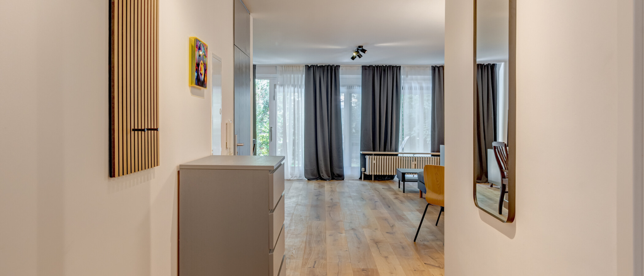 Apartamento com jardim München Solln 02 Corredor/passagem 515