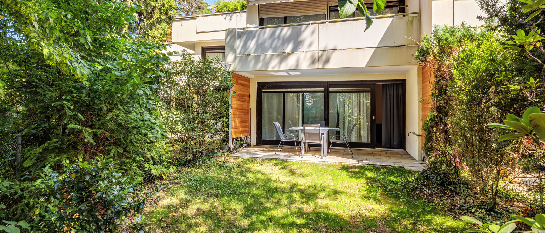 Apartamento com jardim München Solln 01 Terraço 515