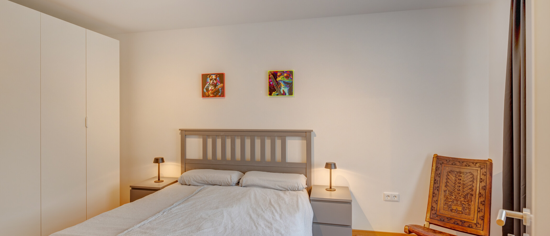 Apartamento com jardim München Solln 01 Quarto de dormir 515