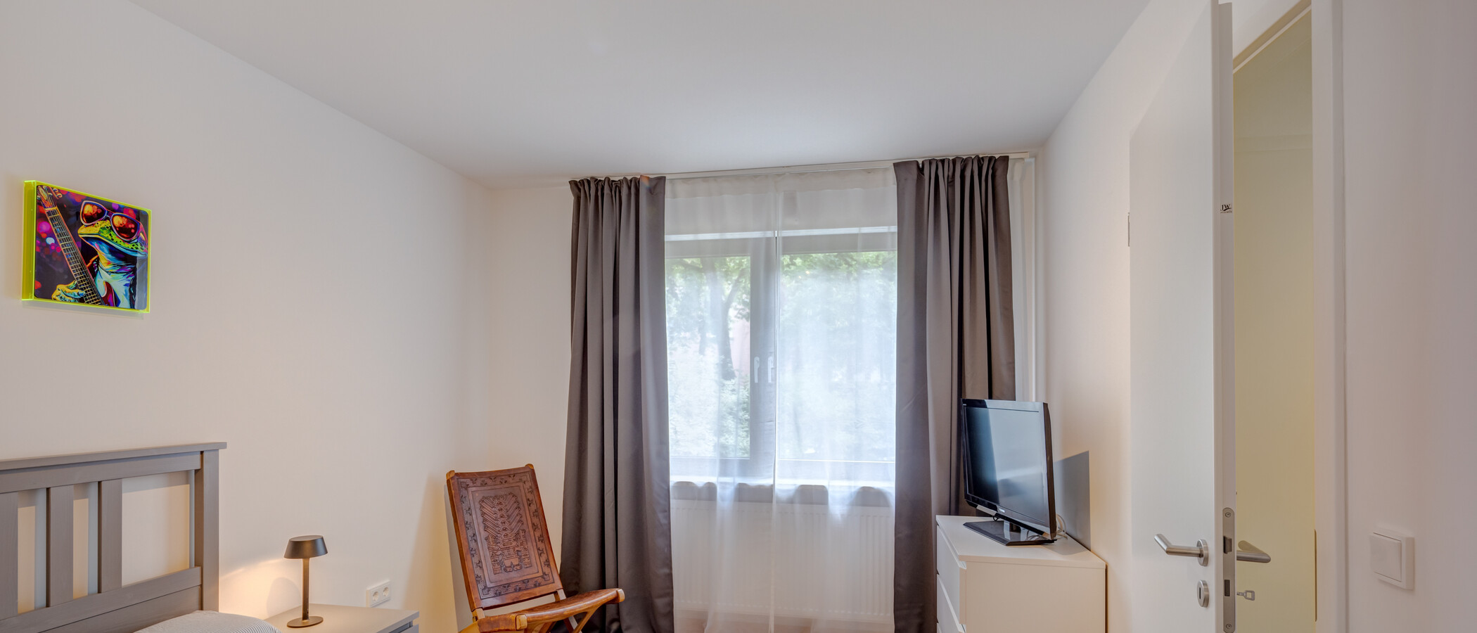Apartamento com jardim München Solln 02 Quarto de dormir 515