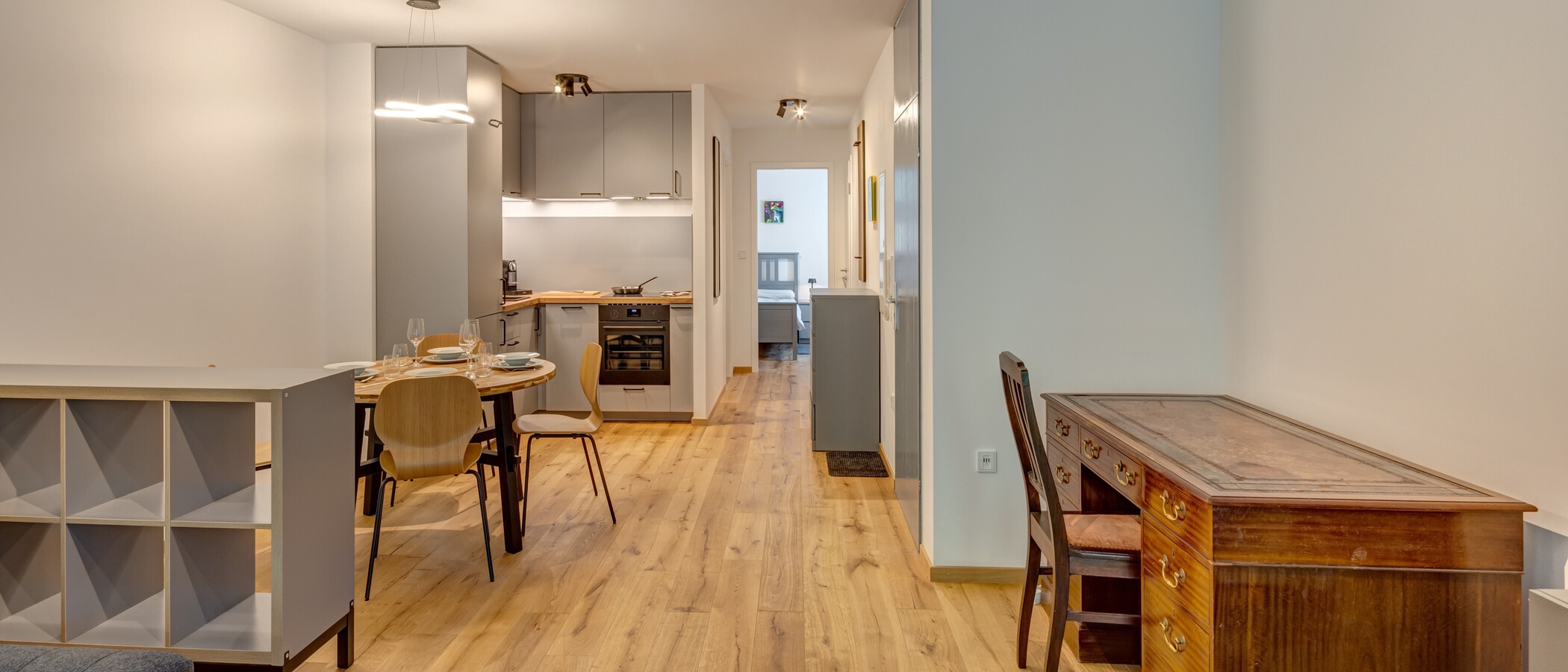 Apartamento com jardim München Solln 04 Área de estar 515