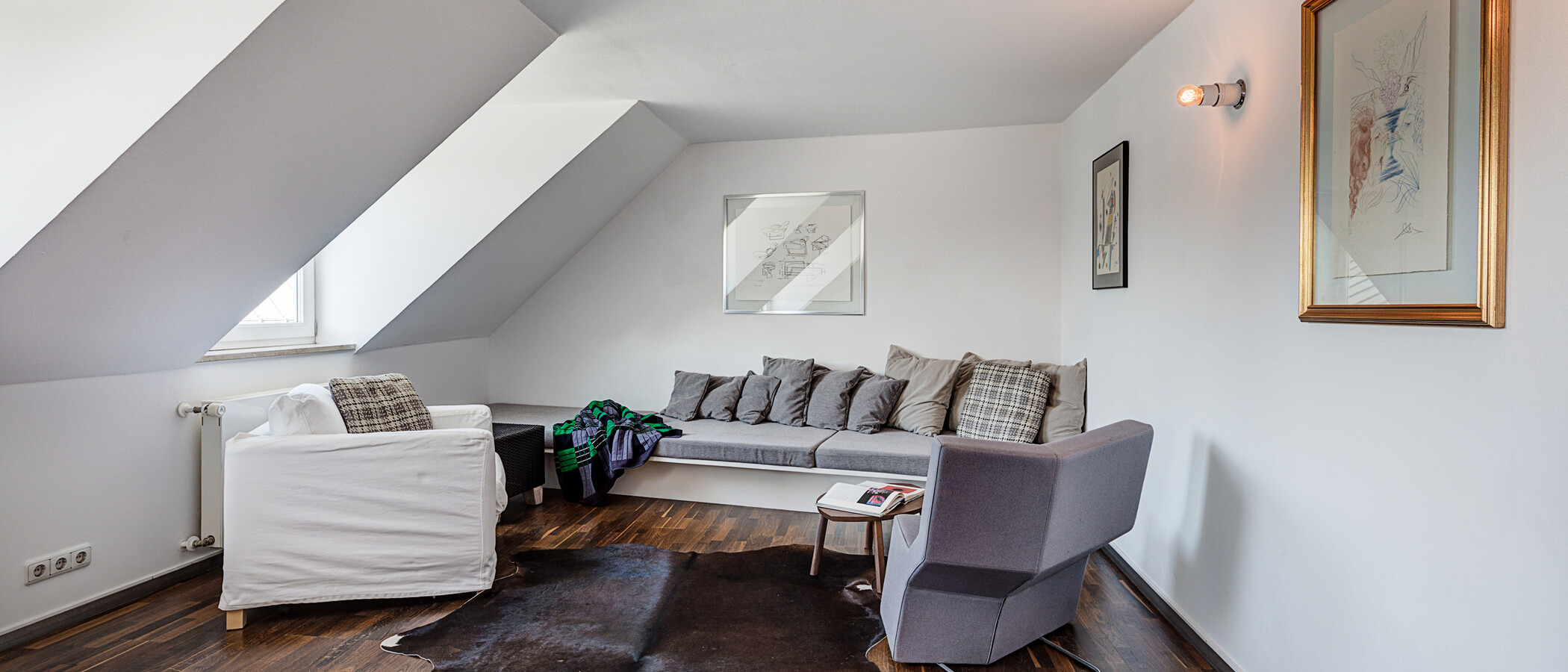 Střešní terasa bytu München Maxvorstadt 01 Living 5221