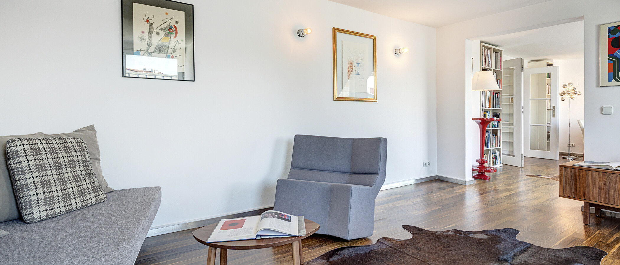 Střešní terasa bytu München Maxvorstadt 02 Living 5221
