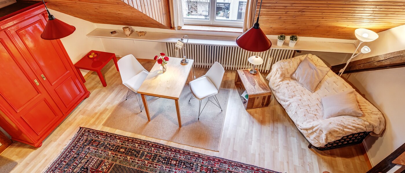 Vindsvåning München Solln 05 Vardagsrum 5327