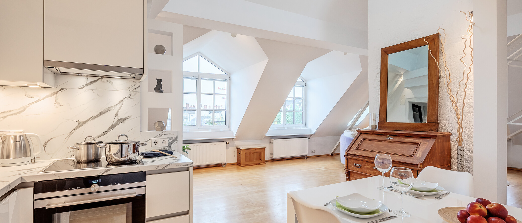 Galleri lägenhet München Westend 04 Kök 5354