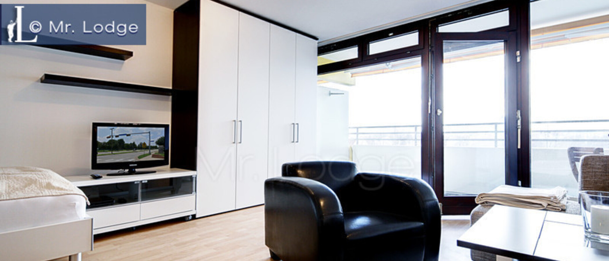 Плосък München Schwabing (rechts der Leopoldstraße) 03 Living 5388