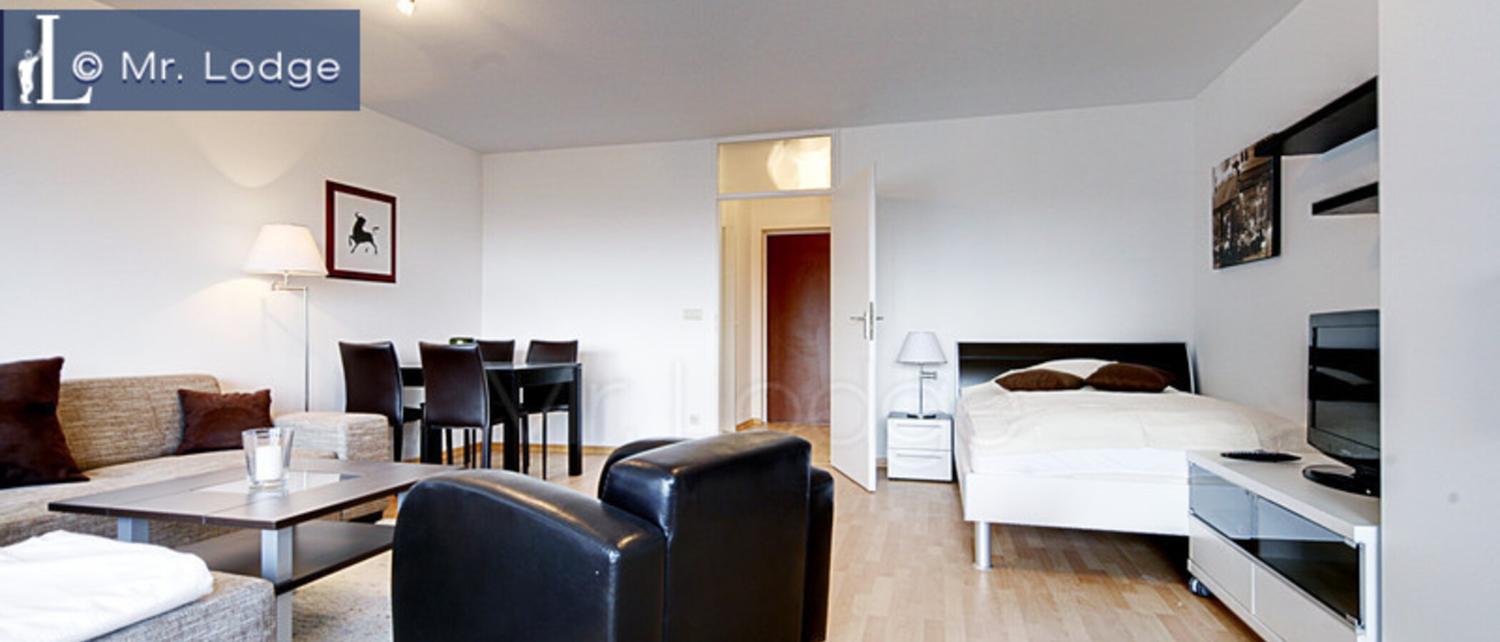Плосък München Schwabing (rechts der Leopoldstraße) 04 Living 5388