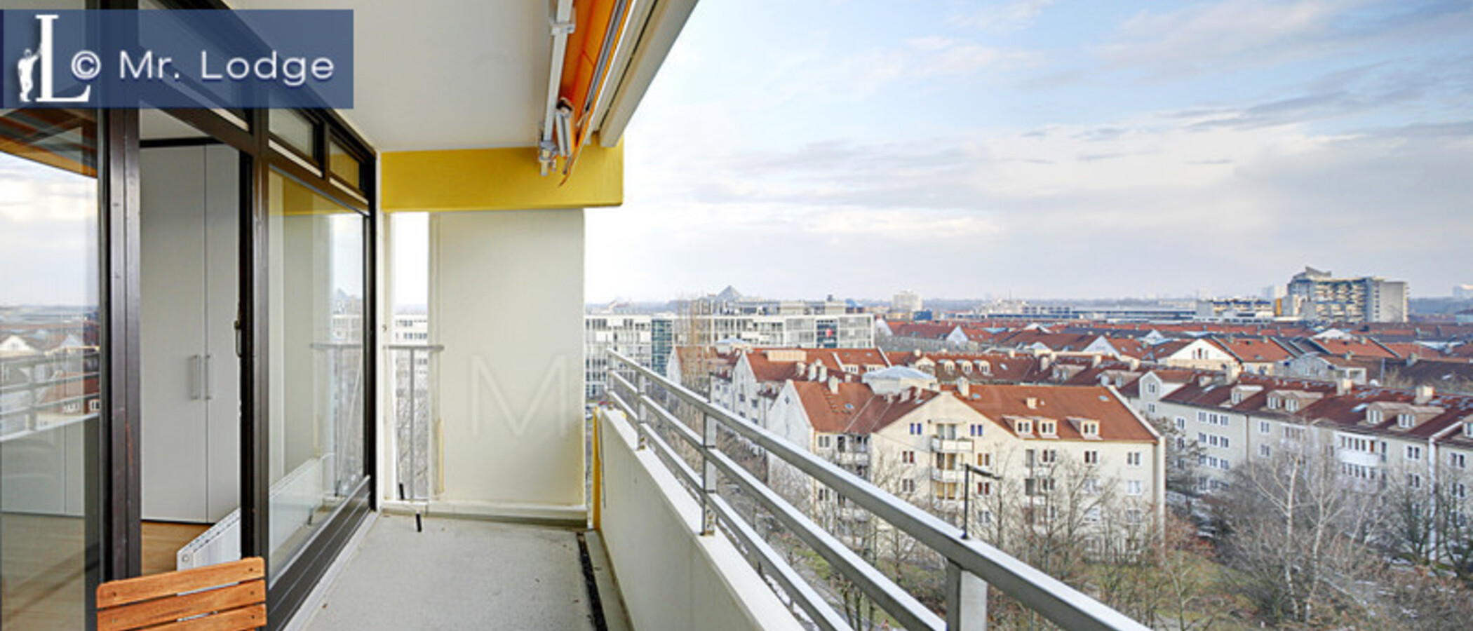 Плосък München Schwabing (rechts der Leopoldstraße) 01 Балкон 5388