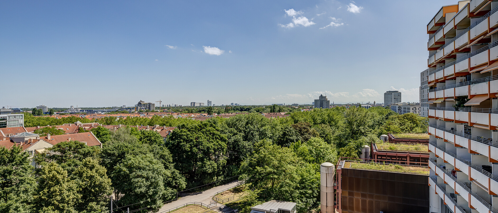 Flad München Schwabing (rechts der Leopoldstraße) 01 Udsigt 5389