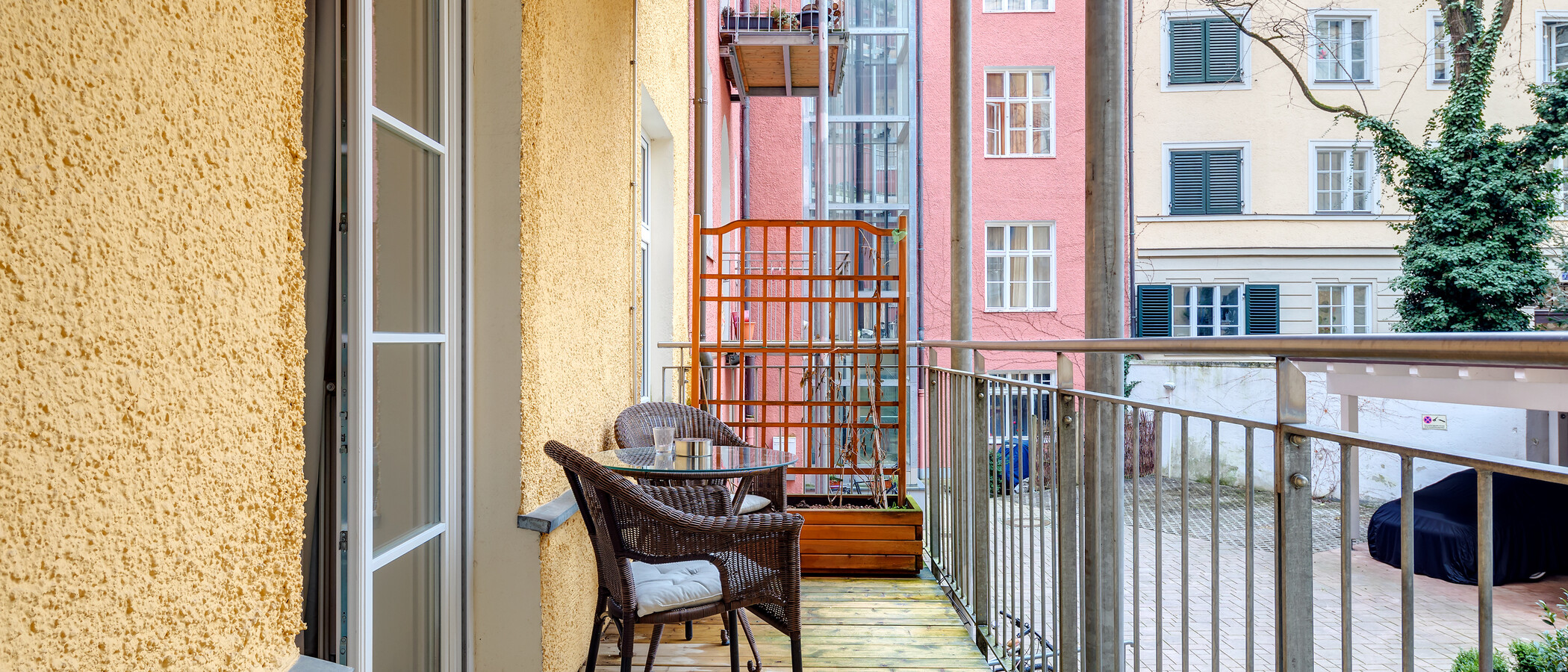 Flat München Schwabing 01 Balkong 5438