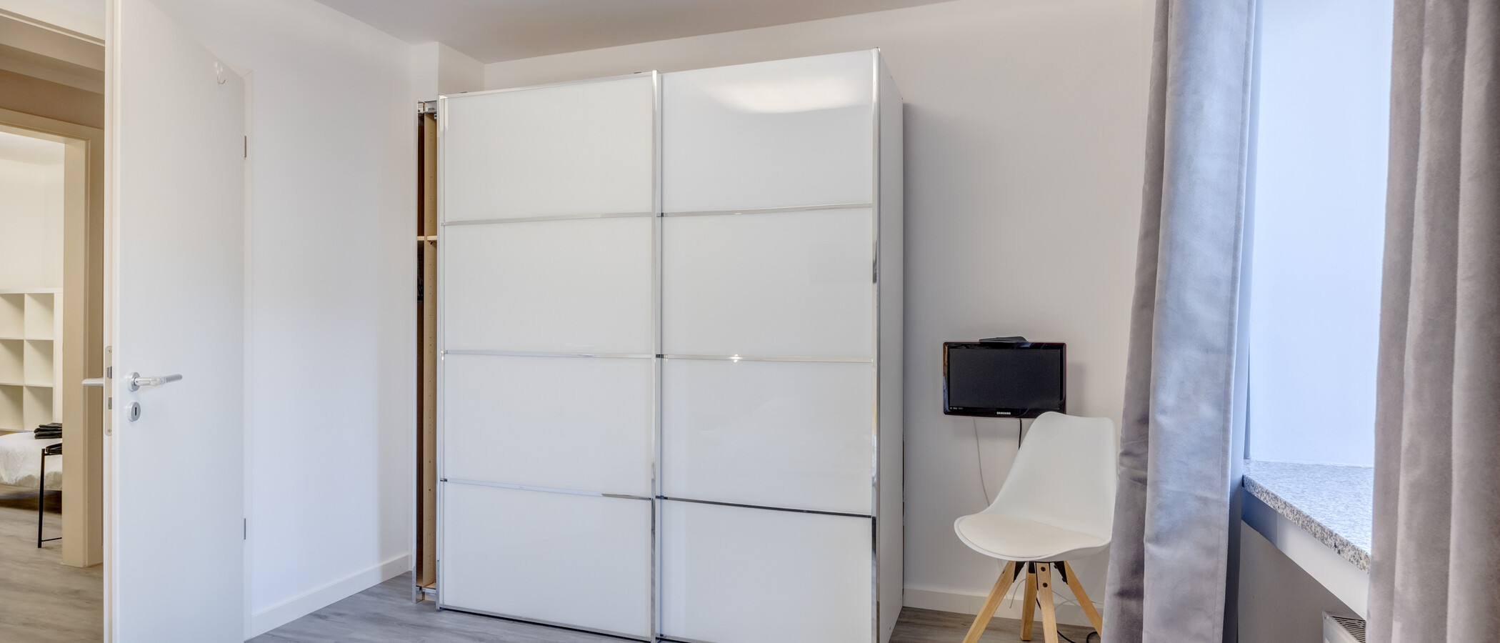 Lapos München Schwabing-Nord (zw. Leopoldstraße & Englischen Garten) 02 1. hálószoba 5559