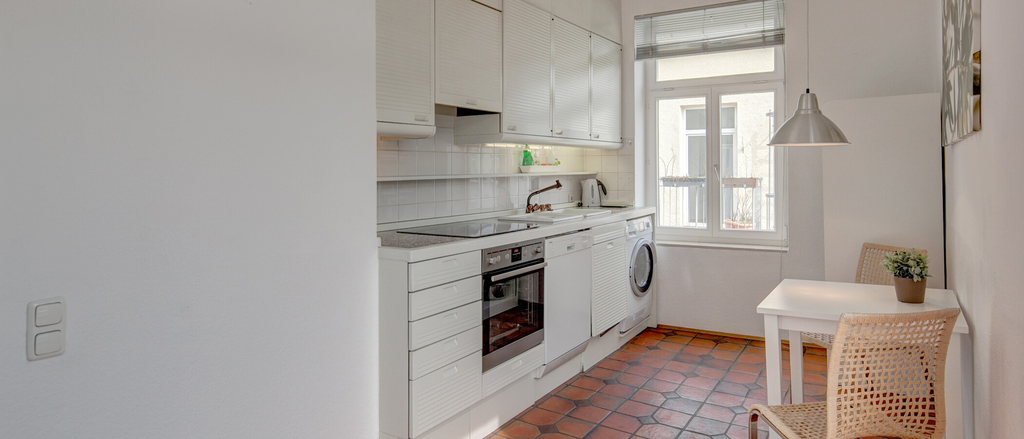 플랫 München Schwabing (links der Leopoldstraße) 01 주방 556