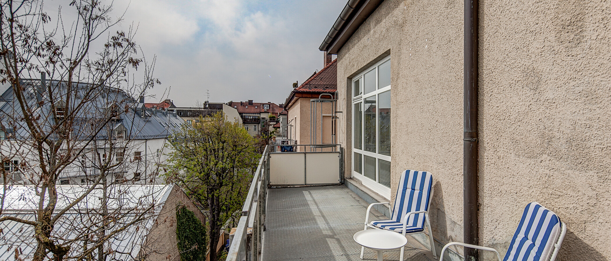 플랫 München Schwabing (links der Leopoldstraße) 02 테라스 556