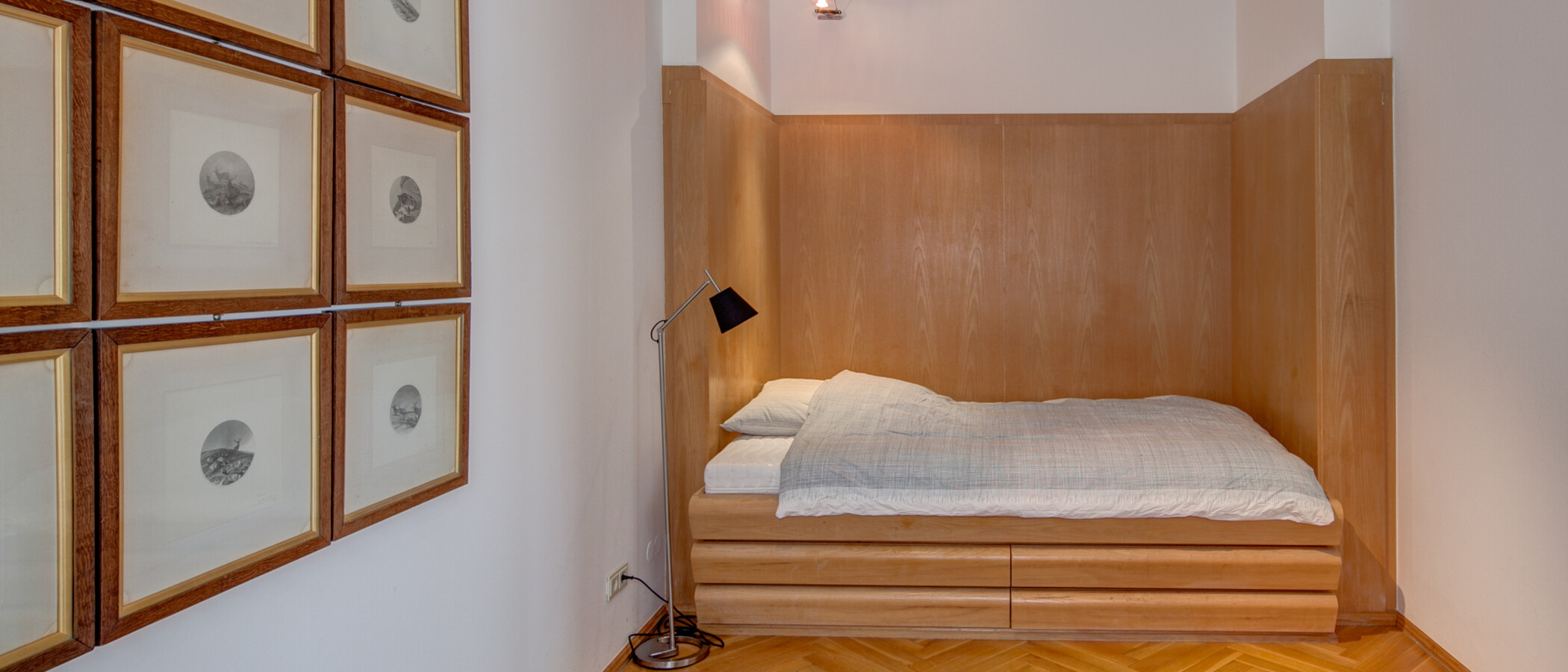 플랫 München Schwabing (links der Leopoldstraße) 01 수면 556