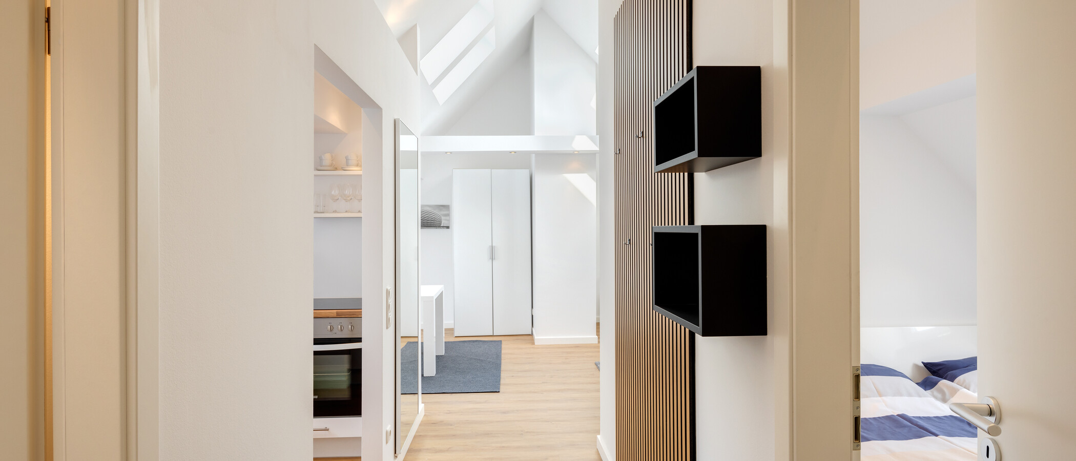 Tetőtéri lakás München Schwabing 02 Folyosó/folyosó 5576