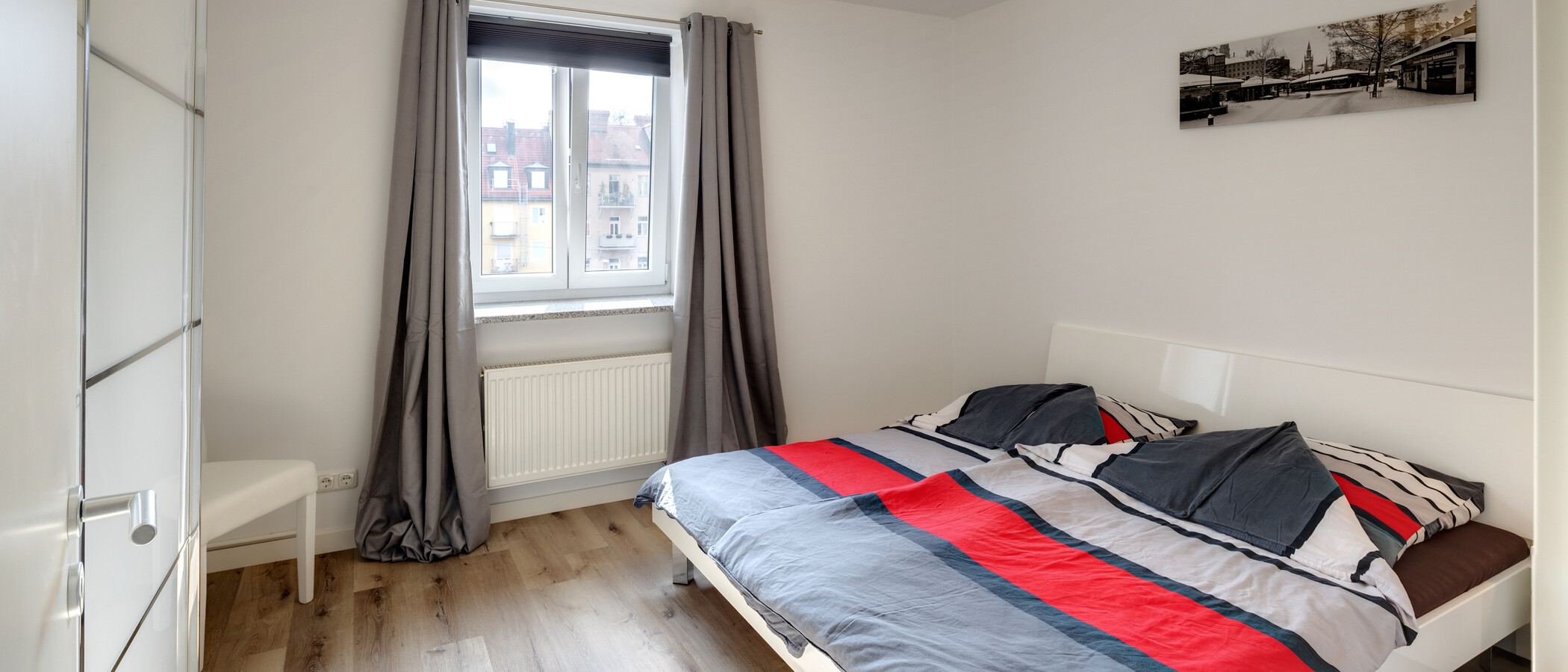 Ploché München Schwabing-Nord (zw. Leopoldstraße & Englischen Garten) 01 2. ložnice 5577