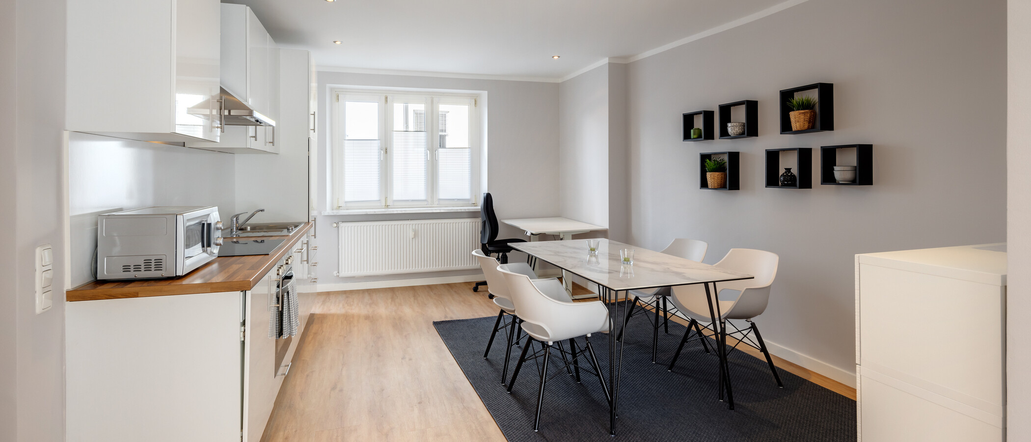 Плоский München Schwabing 03 Кухня 5589