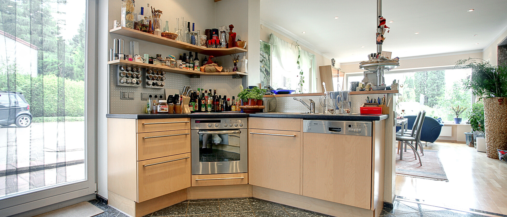 Apartamento com jardim Baierbrunn 01 Cozinha 5633