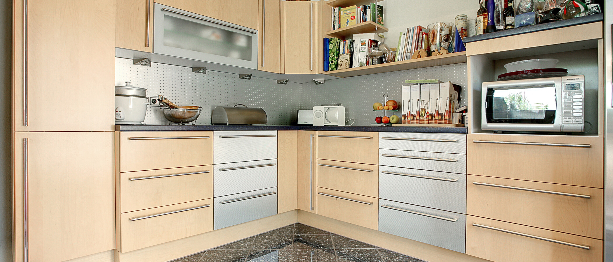 Apartamento com jardim Baierbrunn 04 Cozinha 5633