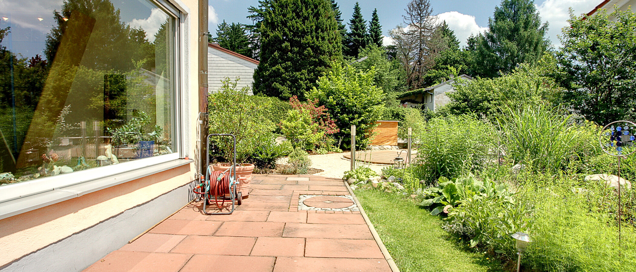 Apartamento com jardim Baierbrunn 05 Terraço 5633