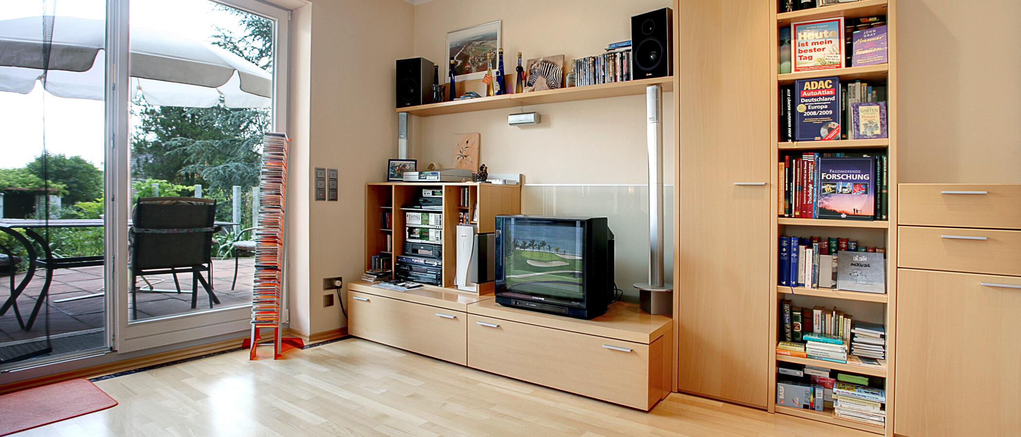 Apartamento com jardim Baierbrunn 02 Área de estar 5633