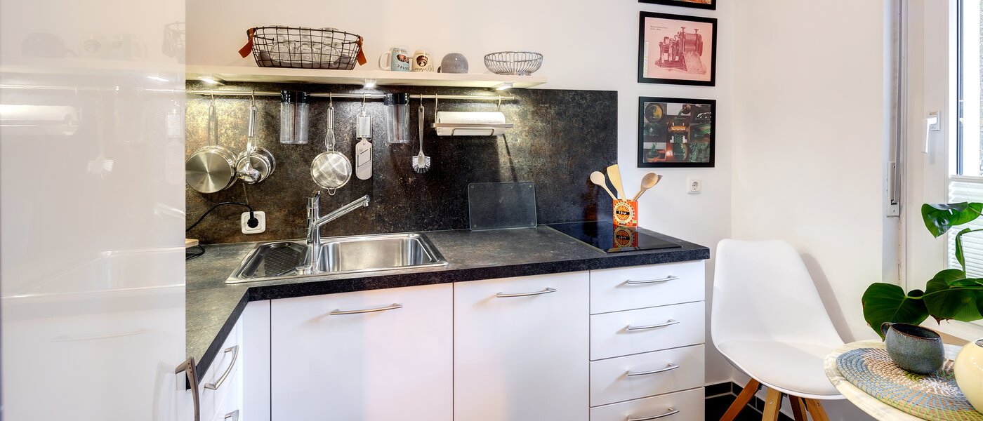 Flad München Schwabing-Nord (zw. Belgrad- & Leopoldstraße) 02 Køkken 565