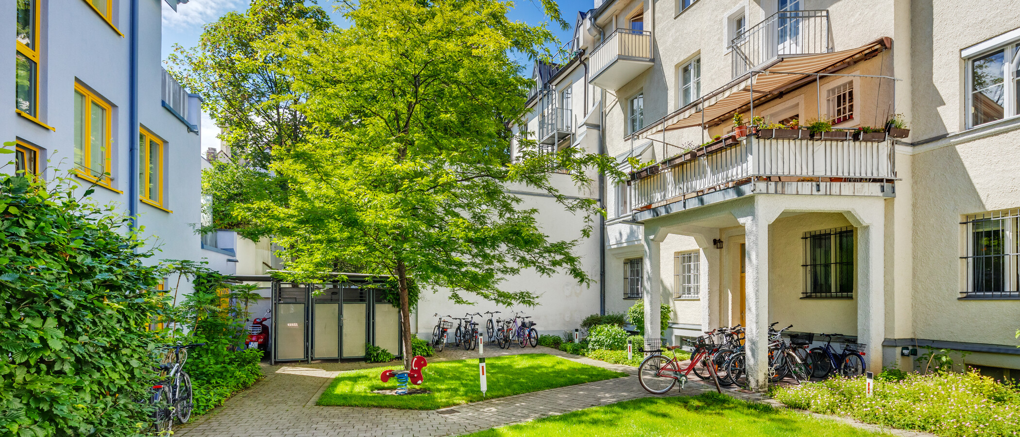 Flad München Haidhausen 01 Indre gårdsplads 5785