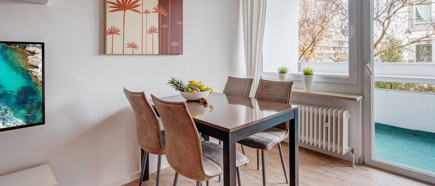 플랫 München Milbertshofen 02 거실 공간 5917