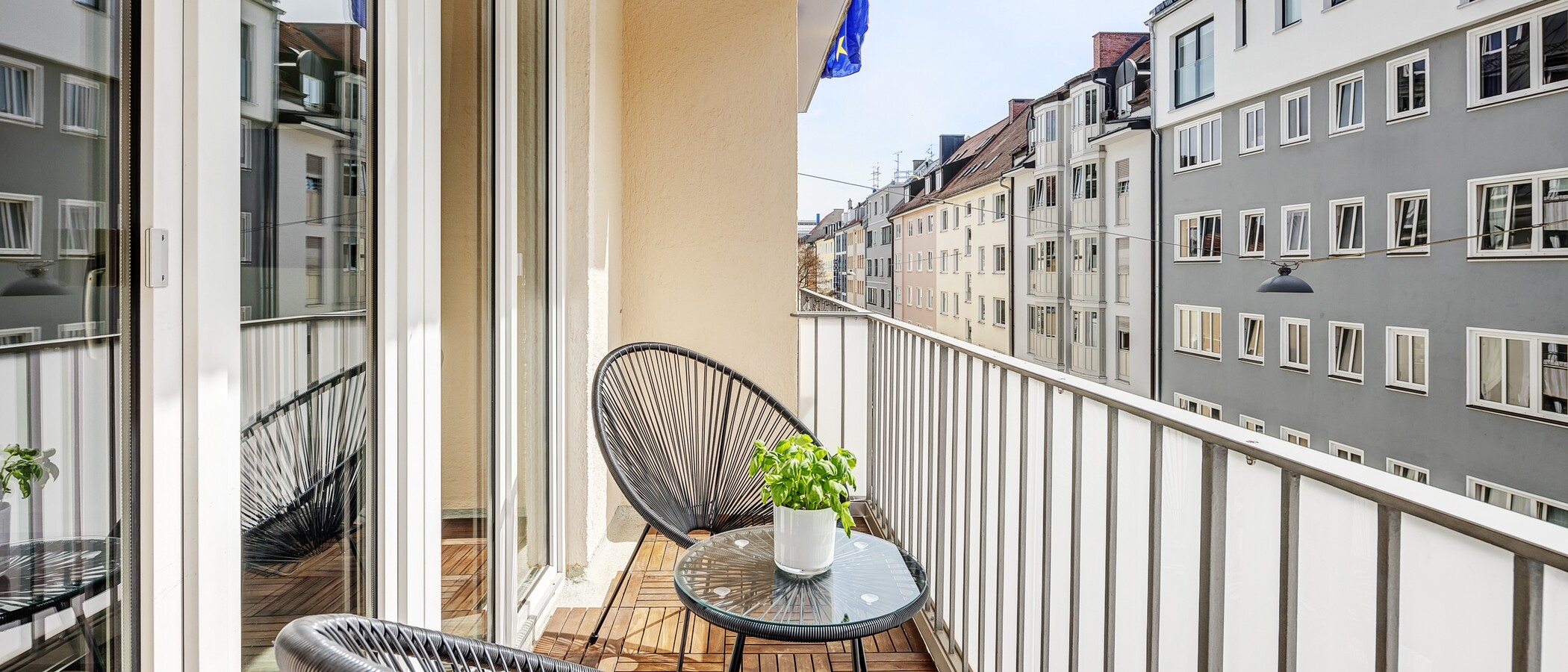 Düz München Maxvorstadt - Universitätsviertel 03 Balkon 5930